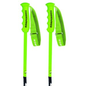 Komperdell Nationalteam Carbon Gs Bent Poles Verde 130 cm