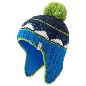 Vaude Knitted Iv Beanie Verde,Azul M Niño