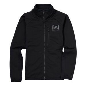 Burton Ak Helium Grid Full Zip Sweatshirt Negro S Mujer