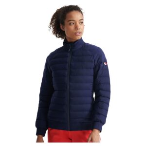 Superdry Motion Hybrid Mid Jacket Azul L Mujer