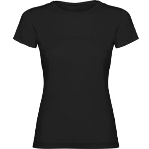 Kruskis Word Snowboarding Short Sleeve T-shirt Negro S Mujer