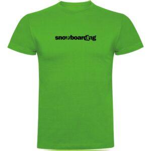 Kruskis Word Snowboarding Short Sleeve T-shirt Verde S Hombre