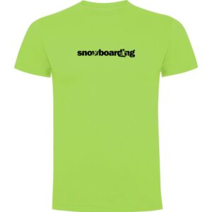 Kruskis Word Snowboarding Short Sleeve T-shirt Verde L Hombre