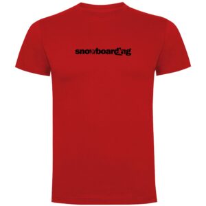 Kruskis Word Snowboarding Short Sleeve T-shirt Rojo XL Hombre