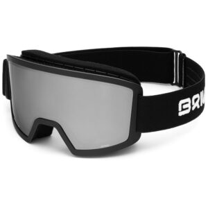 Briko 7.7 Fis Mirror Ski Goggles Junior Negro Silver Mirror/CAT2