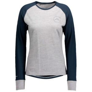 Scott Defined Merino Long Sleeve T-shirt Gris L Mujer