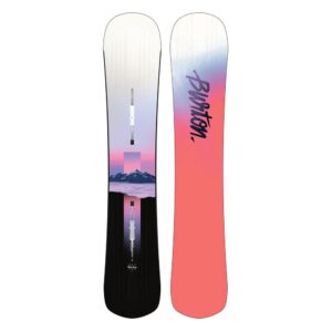 Burton Feather Woman Snowboard Negro,Rosa 155