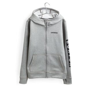 Burton Oak Full Zip Sweatshirt Gris 18 Years Niño