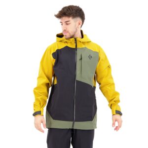 Black Diamond Recon Stretch Ski Shell Jacket Verde,Amarillo,Negro M Hombre