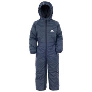Trespass Dripdrop Rain Suit Azul 7-8 Years Niño