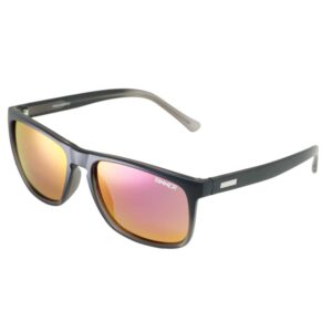 Sinner Oak Mirror Sunglasses Negro Sintec Red Mirror/CAT3