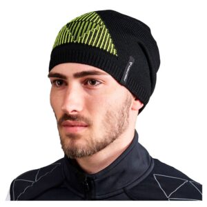 Fischer Long Krimml Beanie Negro  Hombre