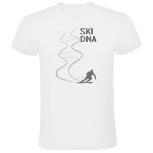 Kruskis Ski Dna Short Sleeve T-shirt Blanco S Hombre