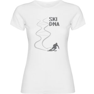 Kruskis Ski Dna Short Sleeve T-shirt Blanco XL Mujer