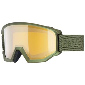 Uvex Athletic Fm Ski Goggles Verde Mirror Gold Lasergold/CAT2
