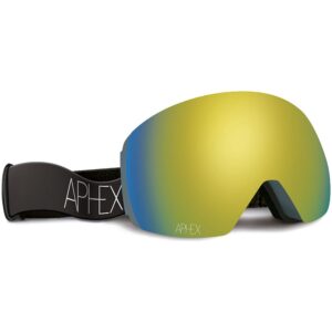 Aphex Styx Ski Goggles Frame Negro Revo Gold/CAT3+Yellow/CAT1