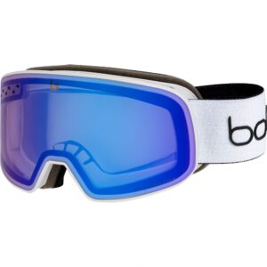 Bolle Nevada Small Photochromic Ski Goggles Blanco Phantom Vermillon Blue Photochromic/CAT1-3