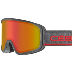 Cebe Striker Evo Photochromic Ski Goggles Gris Photocromic Vario Perfo Amber Flash Red/CAT1-3