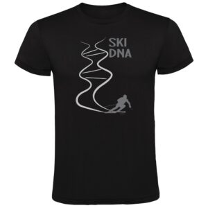 Kruskis Ski Dna Short Sleeve T-shirt Negro 3XL Hombre