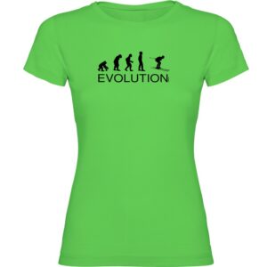 Kruskis Evolution Ski Short Sleeve T-shirt Verde 2XL Mujer