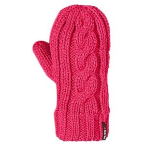 Barts Cable Mittens Rosa L Niño