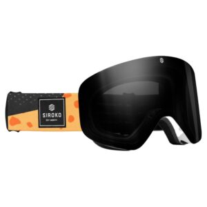 Siroko Gx Ice Lake Ski Goggles Negro Grey Mirror/CAT3