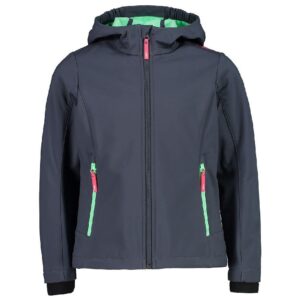 Cmp Fix Hood 3a29385n Softshell Jacket Azul 4 Years Niño