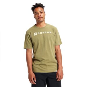 Burton Horizontal Mountain Short Sleeve T-shirt Verde S Hombre