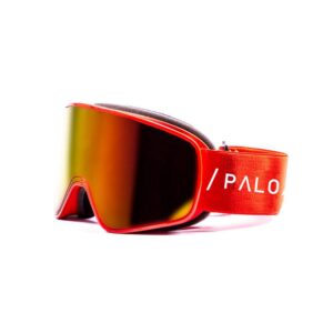 Paloalto Sanford Ski Goggles Rojo Red Revo / Spherical / Anti Fog / Anti Scratch/CAT3