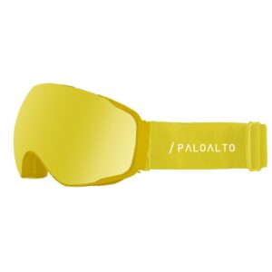 Paloalto Shasta Ski Goggles Amarillo Yellow Revo / Spherical / Anti Fog / Anti Scratch/CAT3