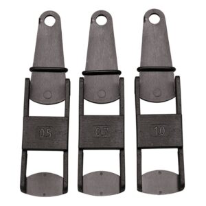 Snoli File Angle Guide Set 0.5°/0.7°/-1° Support Negro