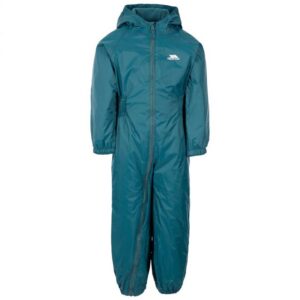 Trespass Button Race Suit Gris 12-18 Months Niño
