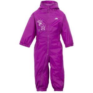 Trespass Dripdrop Babies Rain Suit Lila 6-12 Years Niño