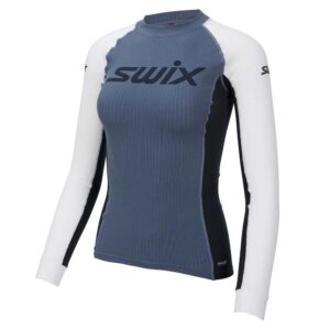 Swix Racex Long Sleeve T-shirt Azul S Mujer