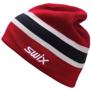 Swix Norway Beanie Rojo M-L Hombre