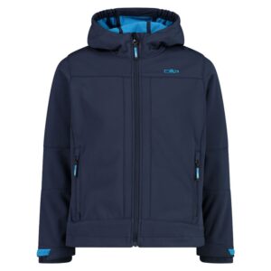 Cmp Fix Hood 3a00094 Softshell Jacket Azul 14 Years Niño