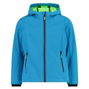 Cmp Fix Hood 3a29385n Softshell Jacket Azul 14 Years Niño