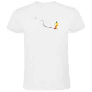 Kruskis Snowboard Track Short Sleeve T-shirt Blanco 3XL Hombre