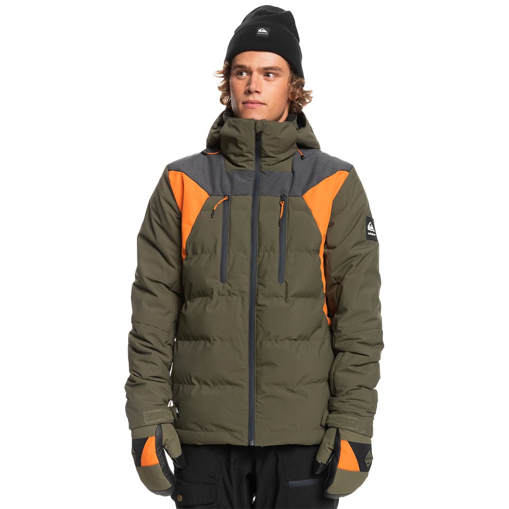 Quiksilver The Edge Jacket Verde L Hombre - Imagen 2