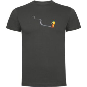 Kruskis Snowboard Track Short Sleeve T-shirt Gris 3XL Hombre