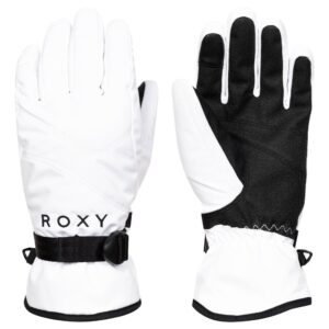 Roxy Jetty Solid Gloves Blanco XL Mujer