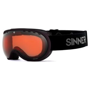 Sinner Vorlage S Ski Goggles Negro Double Orange Sintec Vent/ CAT2