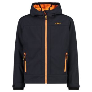 Cmp Fix Hood 3a00094 Softshell Jacket Negro 24 Months Niño