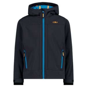 Cmp Fix Hood 3a00094 Softshell Jacket Gris 12 Years Niño