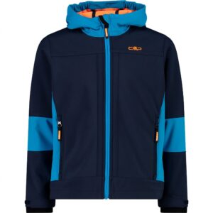 Cmp Fix Hood 3a00094 Softshell Jacket Azul 6 Years Niño