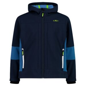 Cmp Fix Hood 3a00094 Softshell Jacket Azul 10 Years Niño