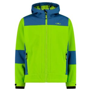 Cmp Fix Hood 3a00094 Softshell Jacket Verde,Azul 8 Years Niño
