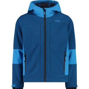 Cmp Fix Hood 3a00094 Softshell Jacket Azul 12 Years Niño