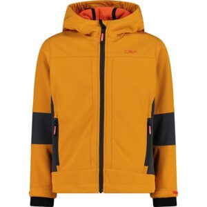 Cmp Fix Hood 3a00094 Softshell Jacket Naranja 8 Years Niño