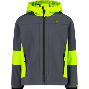 Cmp Fix Hood 3a00094 Softshell Jacket Gris 4 Years Niño